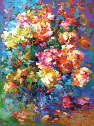 Picture of COLORFUL FLOWERS IN A VASE