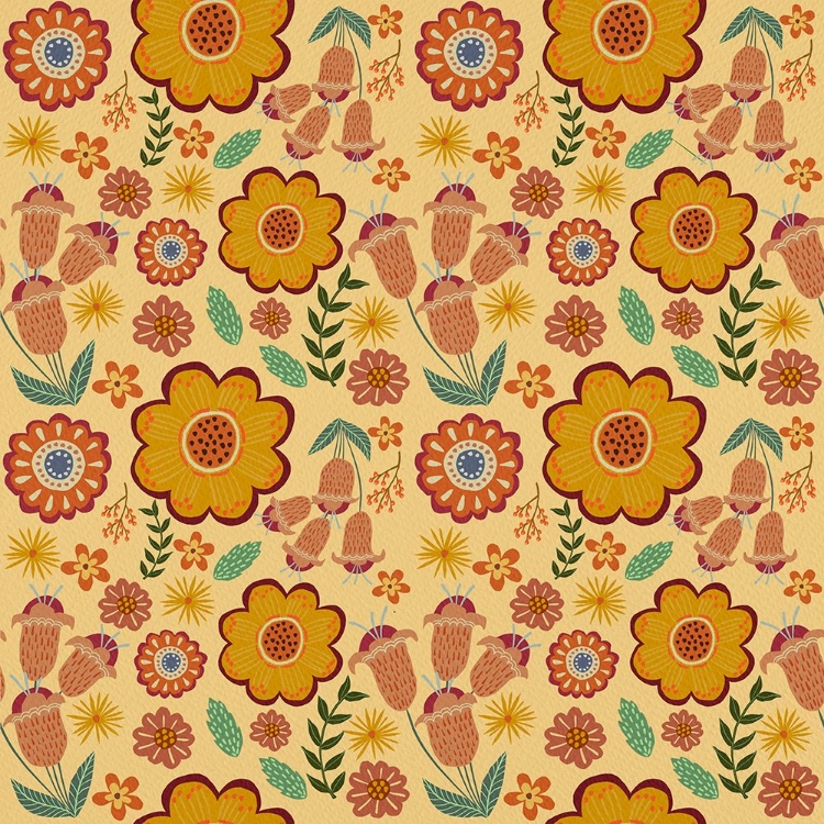 Picture of FLORAL MOTIF PATTERN III