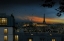 Picture of ROOFS OF PARIS AT BLUE HOUR