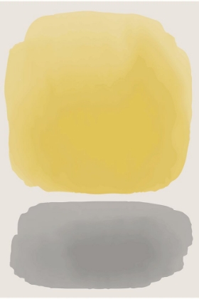 Picture of BLACK AND YELLOW WATERCOLOR #3
