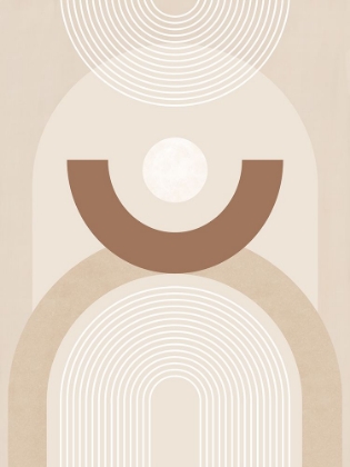 Picture of BEIGE MID CENTURY POSTER NO.1