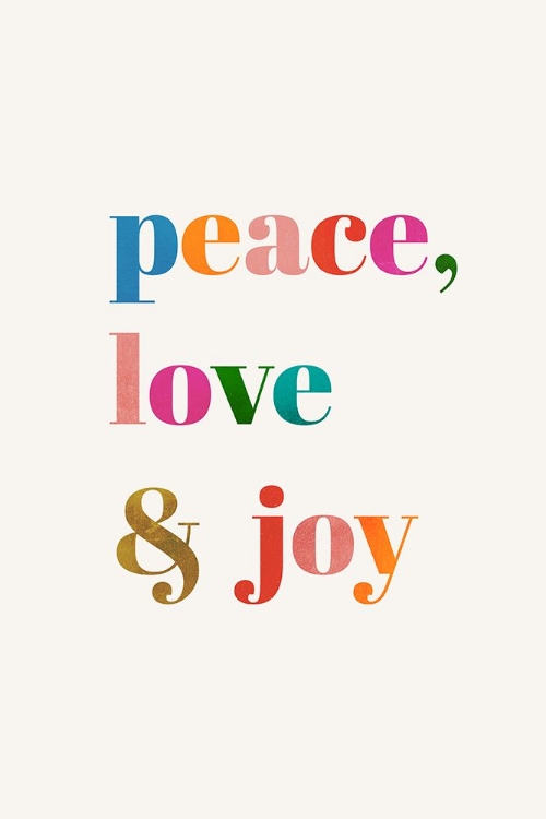 Picture of PEACE, LOVE A JOY