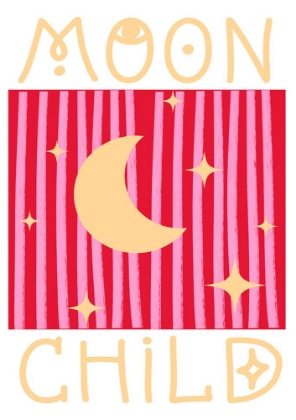 Picture of PINK AND RED MOON CHILD