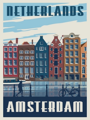 Picture of AMSTERDAM TRAVEL PRINT