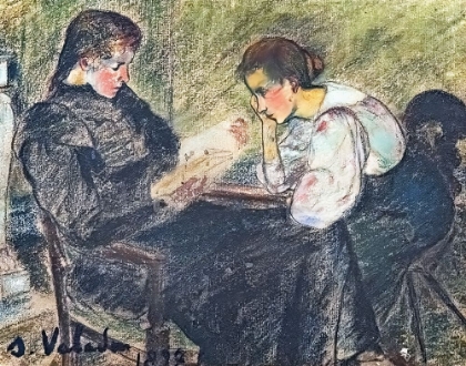 Picture of TWO SEATED WOMEN 1897
