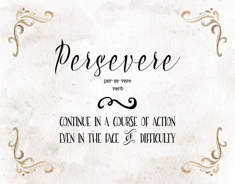 Picture of PERSEVERE DEFINITION