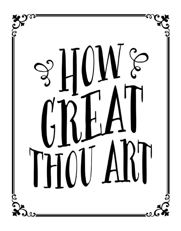 Picture of HOW GREAT THOU ART