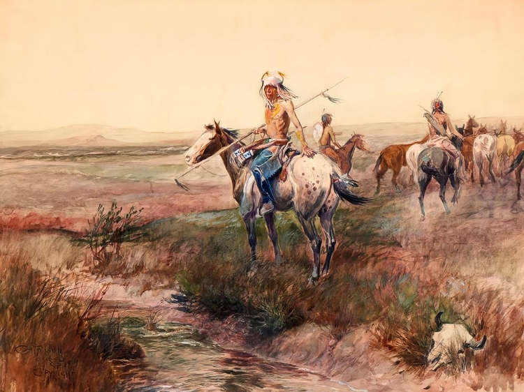 Picture of BLACKFEET HORSE THIEVES