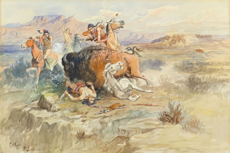 Picture of BUFFALO HUNT NO. 15 1896