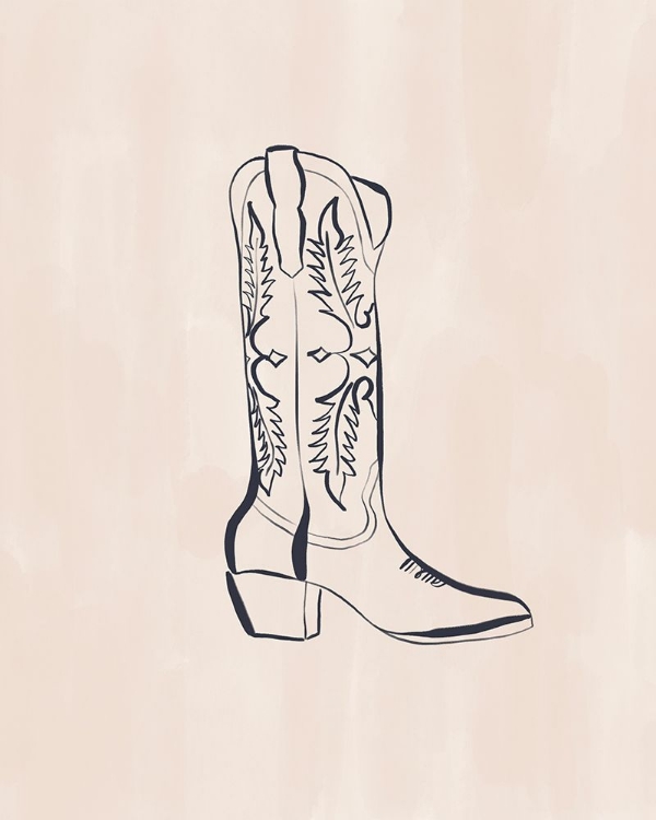 Picture of COWBOY BOOTS BY IVY GREEN ILLUSTRATIONS