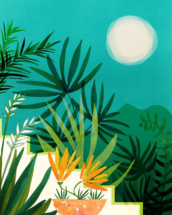 Picture of TROPICAL MOONLIGHT GARDEN 1