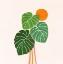 Picture of MONSTERA AND SUNSHINE 1 SQ