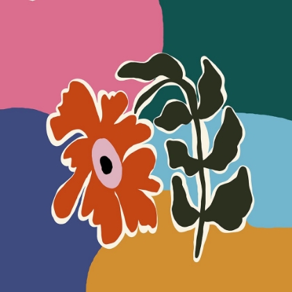 Picture of RETRO MINIMAL FLOWER I