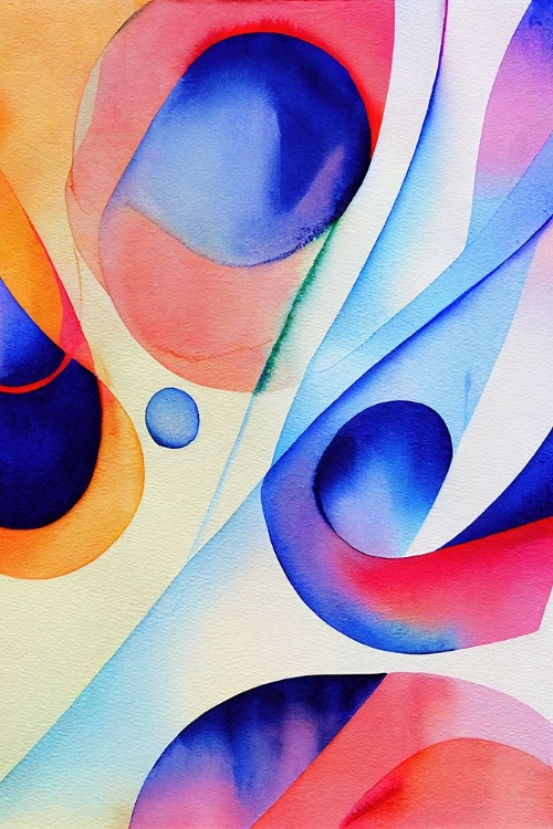 Picture of NATURE INSPIRED ABSTRACT WATERCOLOR  (DAY 51)