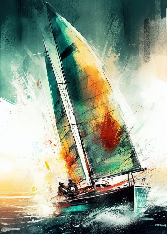 Picture of YACHT RACING SPORT ART 13