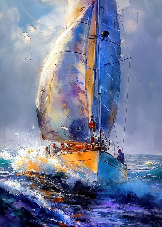 Picture of YACHT RACING SPORT ART 27
