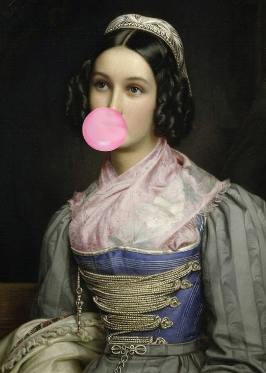 Picture of BUBBLE GUM PORTRAIT