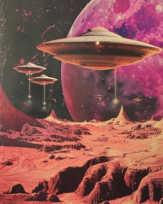 Picture of PURPLE UFO LANDING