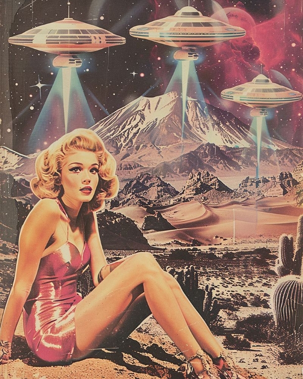 Picture of VINTAGE UFO BABE