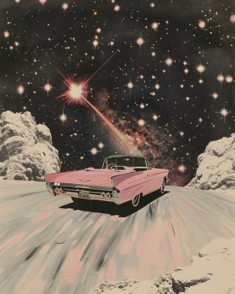 Picture of PINK CAR IN SPACE 5.0