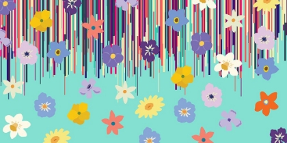 Picture of FLOWERS STRIPES