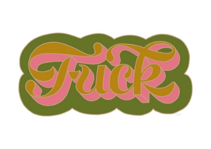 Picture of FUCK (PINK GREEN)