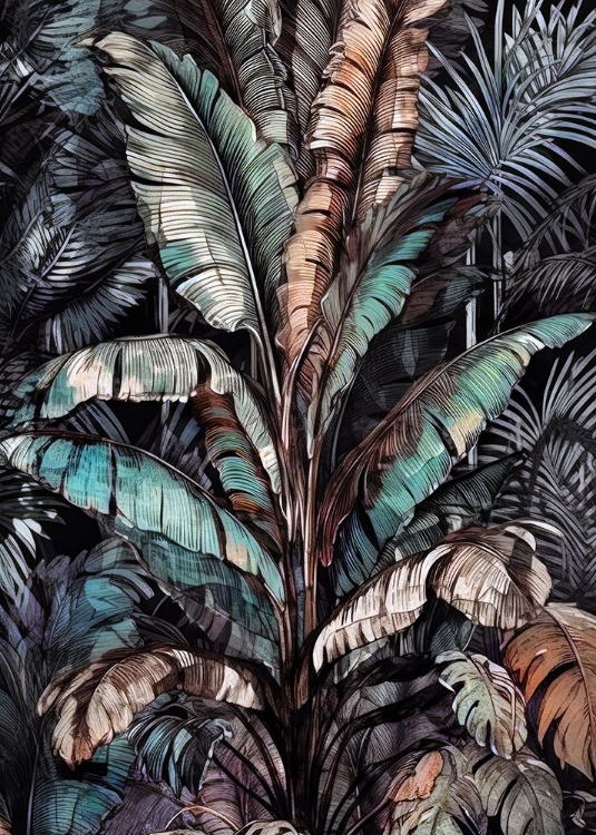 Picture of BOTANICAL PALMS 2