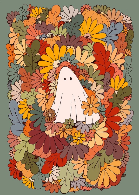 Picture of GHOST AND FLOWERS