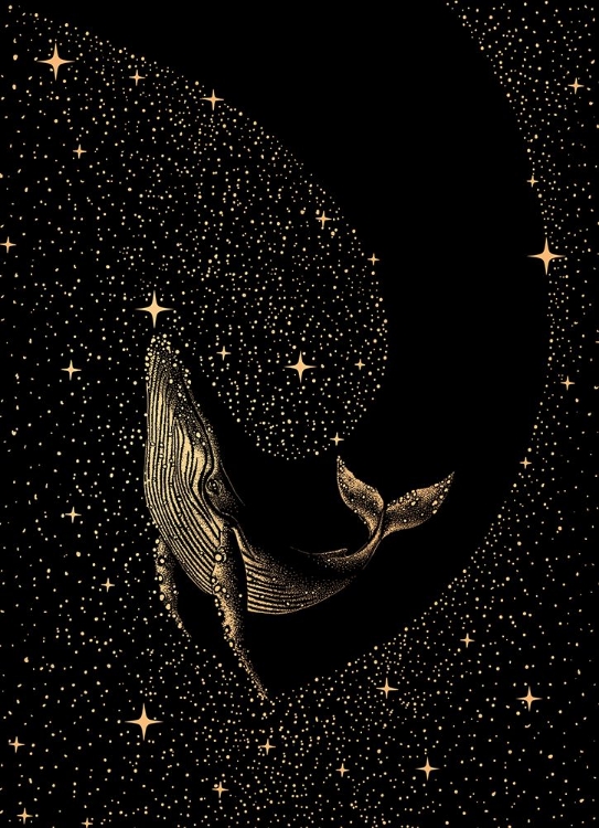 Picture of STARRY WHALE DARK GOLD VERSION