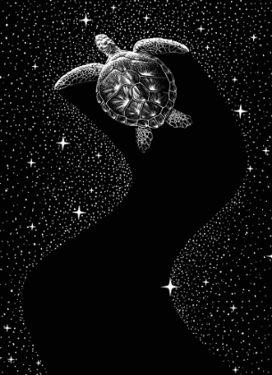 Picture of STARRY TURTLE  (BLACK VERSION)