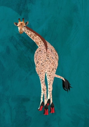 Picture of QUIRKY GIRAFFE GREEN