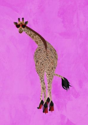 Picture of QUIRKY GIRAFFE WEARING SHOES