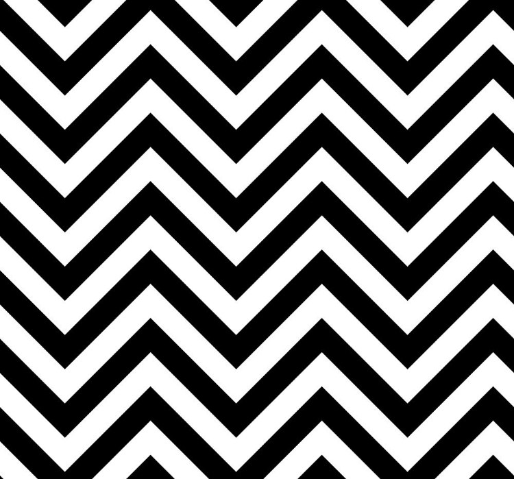 Picture of CHEVRON BLACK AND WHITE