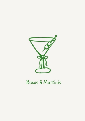 Picture of GREEN BOWS AND MARTINIS