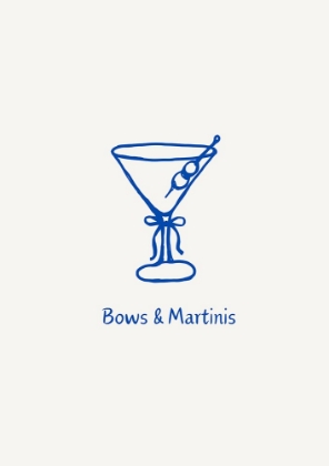 Picture of BLUE BOWS AND MARTINIS