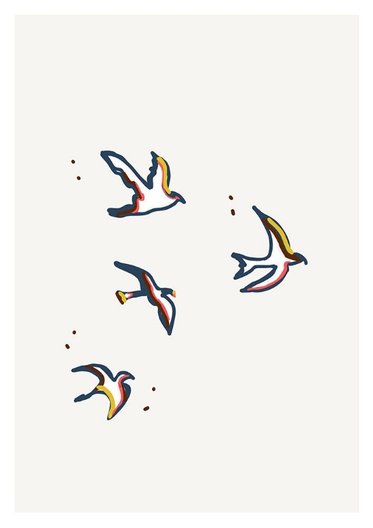 Picture of FLIGHT OF BIRDS