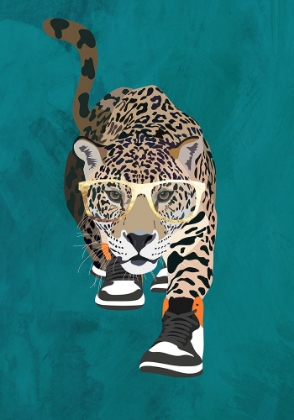 Picture of JAGUAR PROWLING IN HIGH TOP SNEAKERS