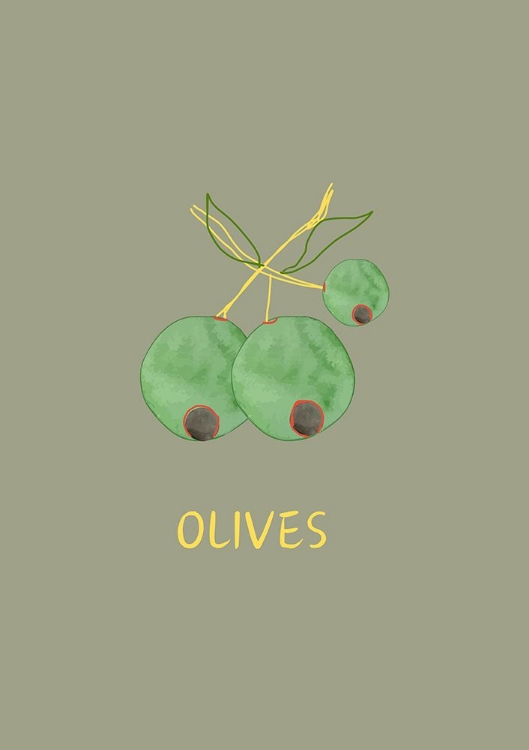 Picture of OLIVES IN GREEN