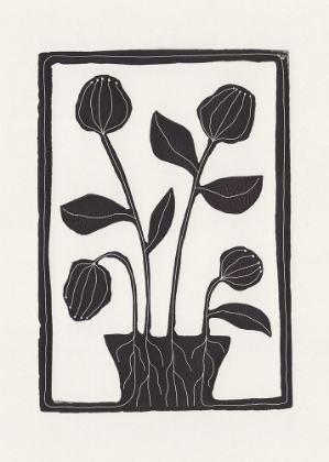 Picture of FLORAL SERENITY  LINO PRINT