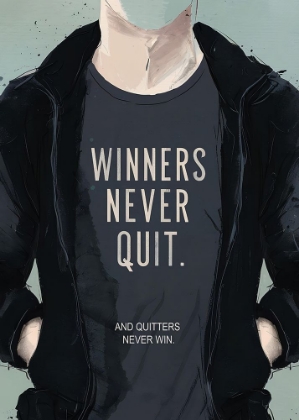 Picture of WINNERS NEVER QUIT