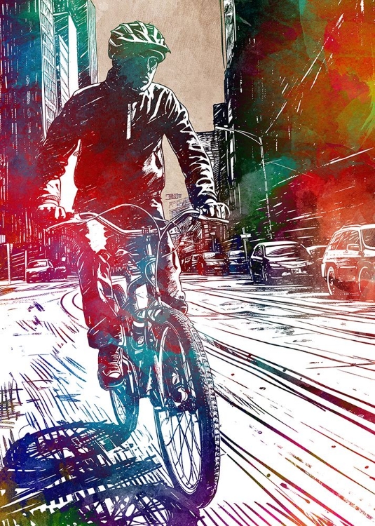 Picture of SPORT CYCLING ART