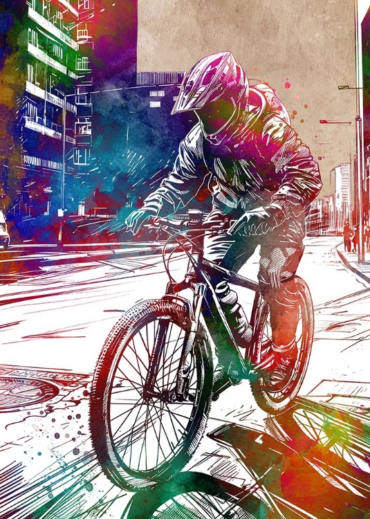 Picture of SPORT CYCLING ART