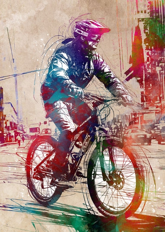 Picture of SPORT CYCLING ART