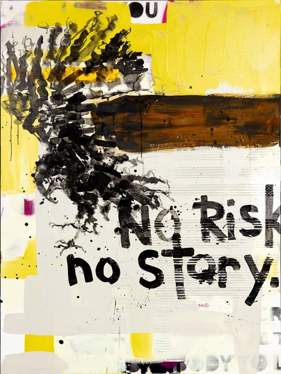 Picture of NO RISK NO STORY YELLOW