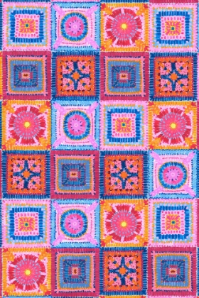 Picture of GRANNY SQUARES BLANKET