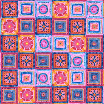 Picture of GRANNY SQUARES BLANKET