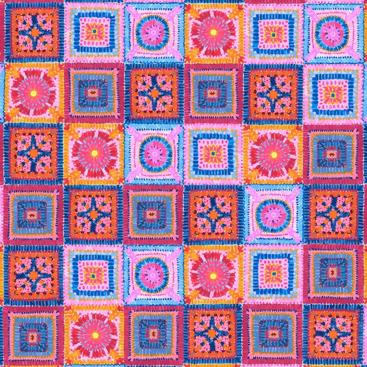 Picture of GRANNY SQUARES BLANKET