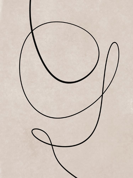 Picture of MINIMAL LINE ART ABSTRACT DRAWING 01