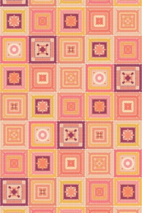 Picture of PEACH DIGITAL GRANDMA SQUARES I