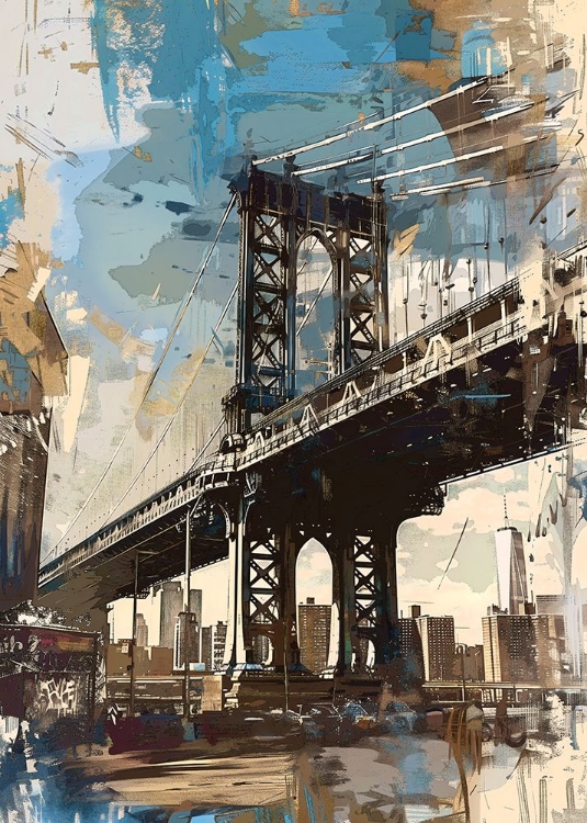 Picture of MANHATTAN BRIDGE - NEW YORK